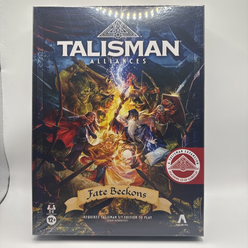 Talisman Alliances Fate Beckons Expansion Cooperative Board Game Ages 12+